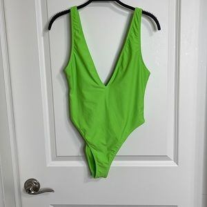 Neon Green Onepiece swimsuit